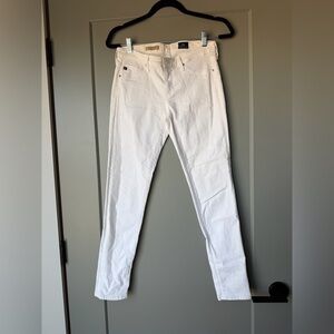 AG Adriano Goldschmied Women's Cream Skinny Jeans